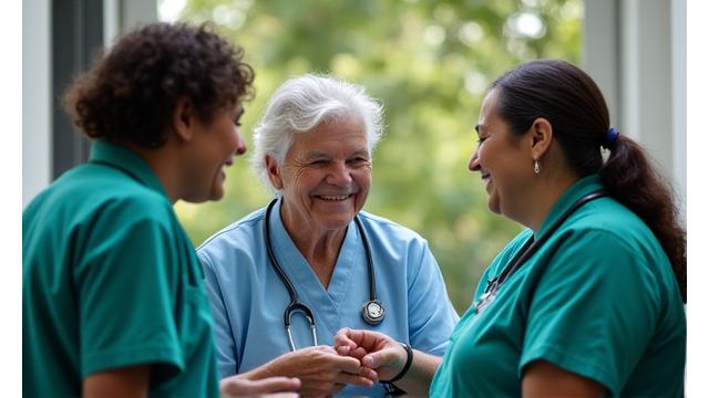 Profissionais de saúde atendendo pacientes em uma campanha comunitária