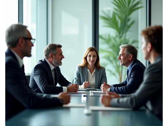 Líderes de diferentes origens em uma sessão de treinamento, focados em discussão e aprendizado sobre inclusão.