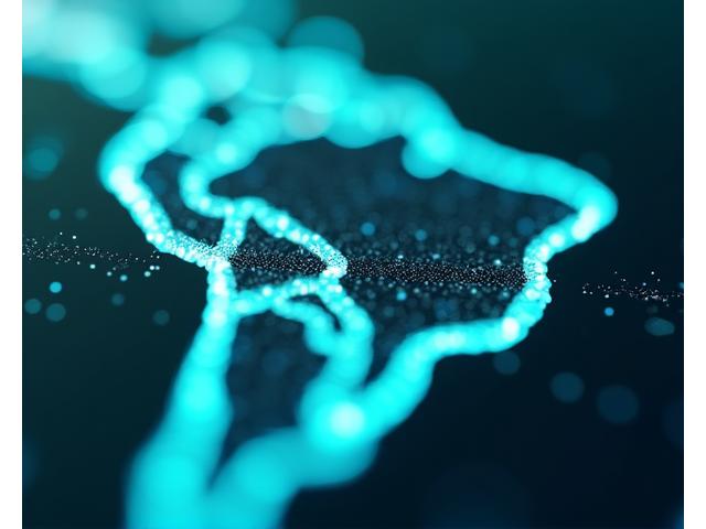 Diagrama de rede complexa com múltiplas conexões, simbolizando a coordenação de 12 organizações executoras em um programa multi-regional.