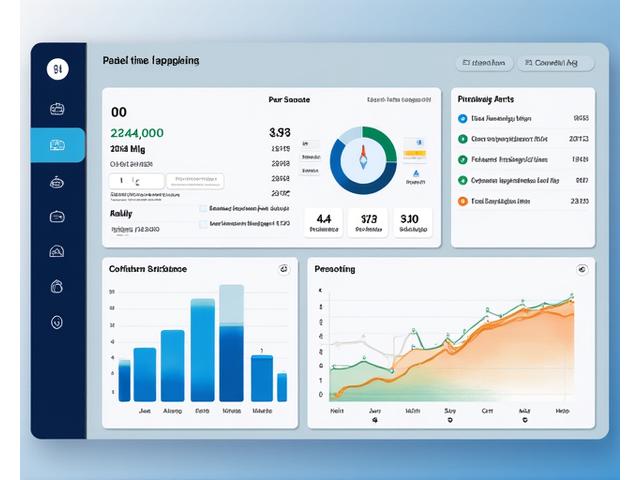 Screenshot de um painel de controle de compliance em tempo real com gráficos e alertas automatizados da Plorik Próspero.