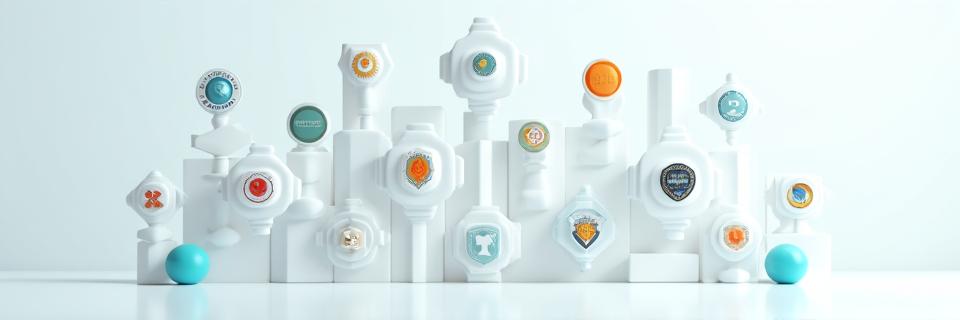 Selos de certificação e logotipos de parcerias da Plorik Próspero Consultoria.